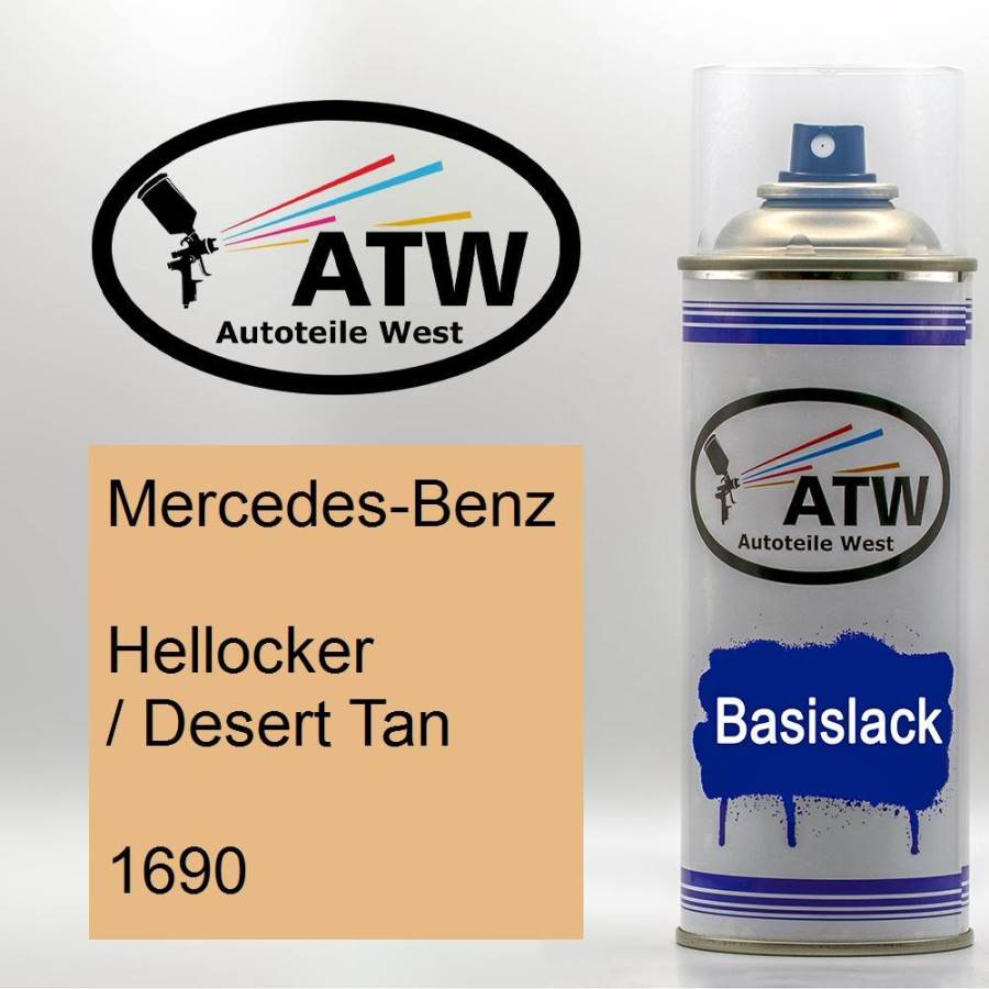 Mercedes-Benz, Hellocker / Desert Tan, 1690: 400ml Sprühdose, von ATW Autoteile West.